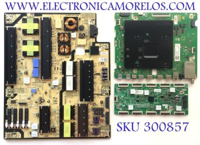 KIT DE TARJETAS PARA TV SAMSUNG / MAIN BN94-16852C / BN41-02855A / BN97-18210G / DRIVER BN44-01135A / L75SA9NC_ADY / FUENTE BN44-01115D / L75SA9NA_ADY / BN4401115D / PANEL CY-TA075FLHV1H / MODELO QN75QN90 / QN75QN90AAFXZA CA01